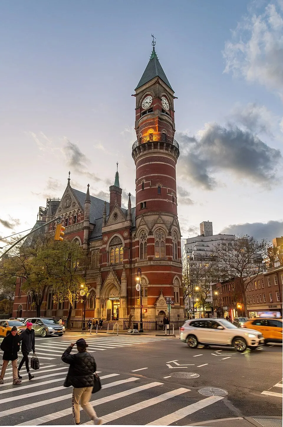 The Gothic Revival towers of Jefferson Market Library